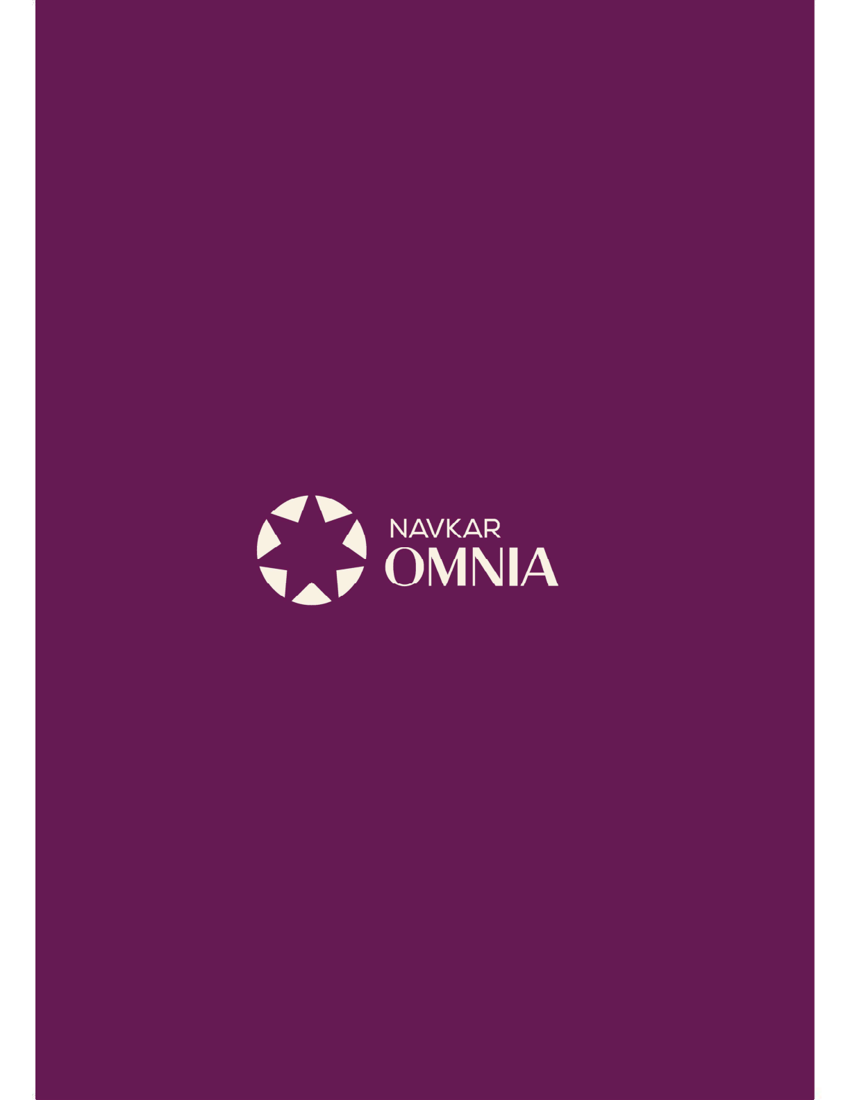 Navkar Omnia Brochure Page 1