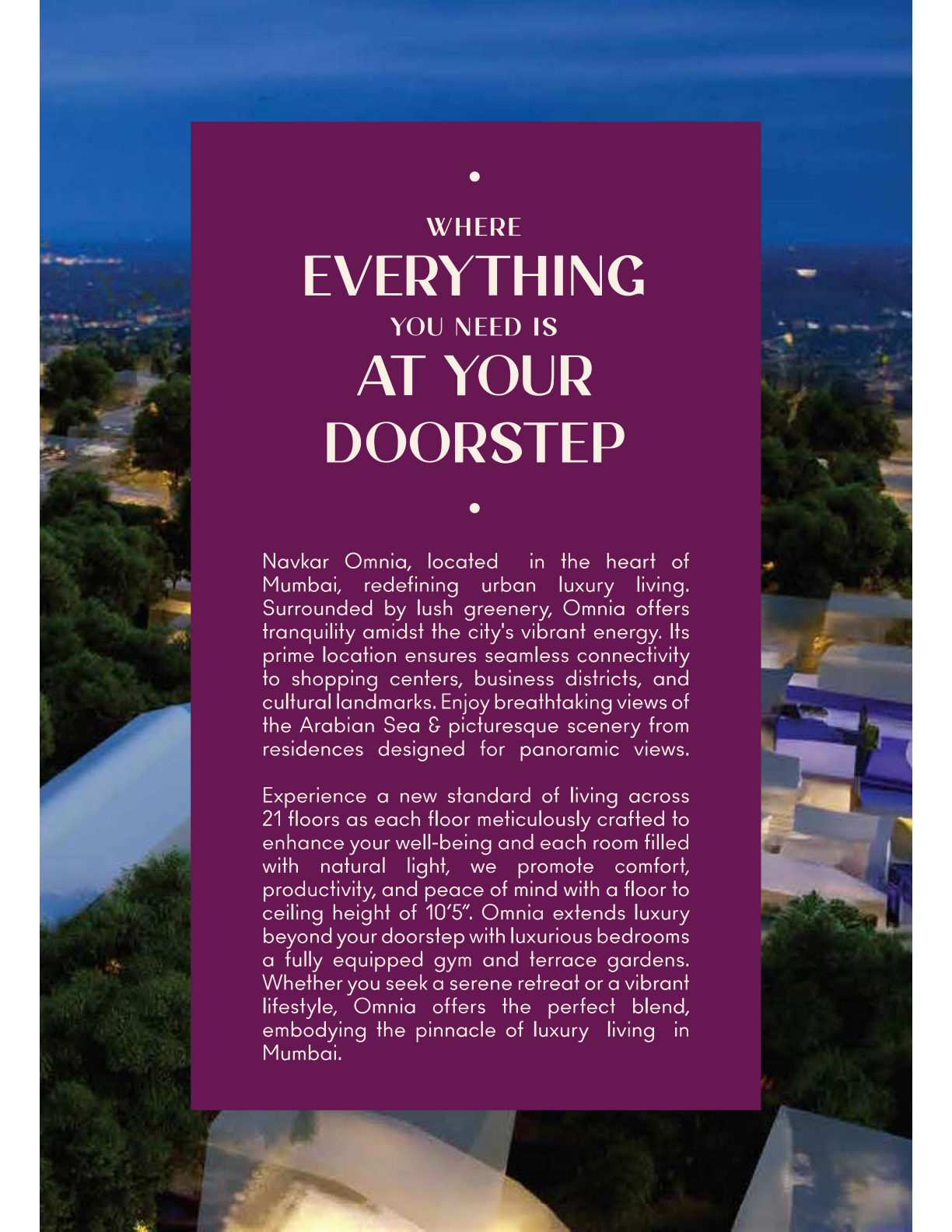 Navkar Omnia Brochure Page 3